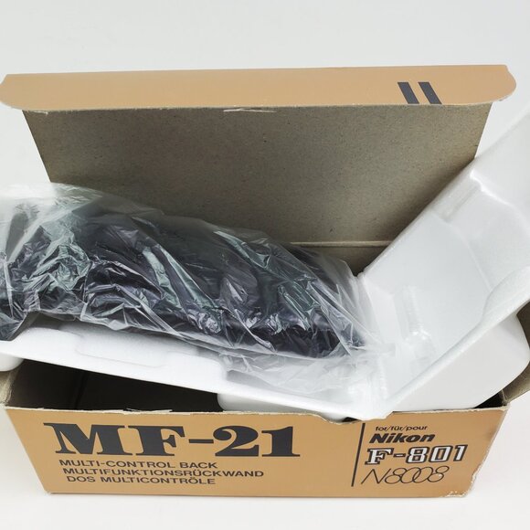 Nikon Multi-Control Back MF-21 for F-801 / N8008 Film Camera Vintage Unused NOS - Picture 3 of 13